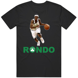 Rajon Rondo Boston Celtics Basketball Mens Cotton Tee T Shirt