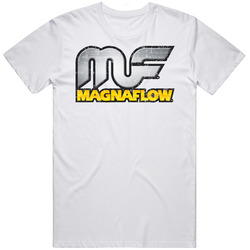 Magnaflow Automobile Car Truck Motorcycle Auto Parts Cool Distressed Style Brand Logo Emblem Mens Cotton Tee T Shirt