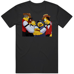 Homer's Barbershop Quartet The Simpsons Fictional Music Group Fan Mens Cotton Tee T Shirt