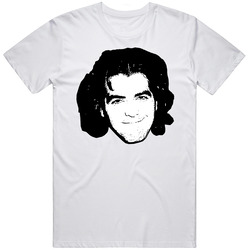 Baby Talk George Clooney Big Head Retro 90s Tv Show Fan Mens Cotton Tee T Shirt