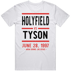 Holyfield Vs Tyson June 28 1997 Mgm Grand Las Vegas Boxing Mens Cotton Tee T Shirt