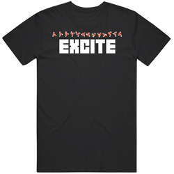 Excite Bike Video Game Mens Cotton Tee T Shirt