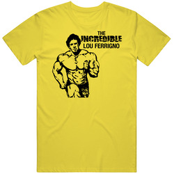 Lou Ferrigno Bodybuilder Mens Cotton Tee T Shirt