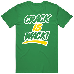 Crack Is Wack Funny Accepted Popular Movie Mens Cotton Tee T Shirt