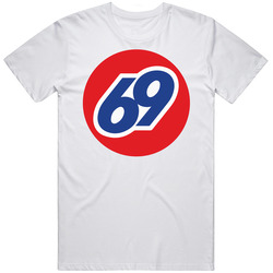 69 Sexual 76 Gas Station Logo Parody Mens Cotton Tee T Shirt