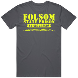 Folsom State Prison Sub Culture Country Music Festival Mens Cotton Tee T Shirt