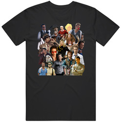 Sam Rockwell Hollywood Celeb Actor Mashup Super Fan Gift Mens Cotton Tee T Shirt