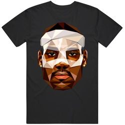 Lebron James Cleveland Basketball  Player Mens Cotton Tee T Shirt