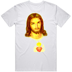 Jesus Sacred Heart Mens Cotton Tee T Shirt