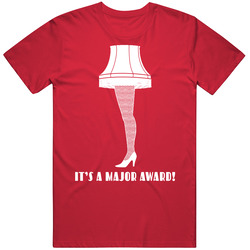 It's A Major Award A Christmas Story Leg Lamp Funny Mens Cotton Tee T Shirt
