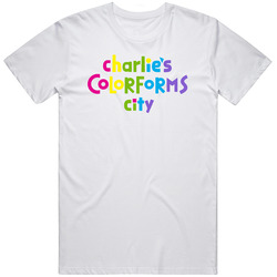 Charlie's Colorforms City Netflix Original Series Fan Mens Cotton Tee T Shirt