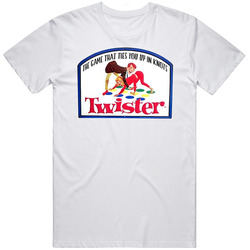 Twister Best Board Game Of All Time Players Retro Mens Cotton Tee T Shirt