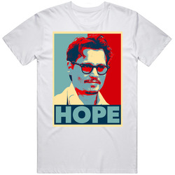 Johnny Depp Hope Mens Cotton Tee T Shirt