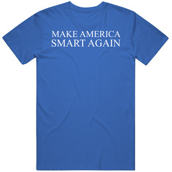 Make America Smart Again Funny Democrat 2020 Election Mens Cotton Tee T Shirt