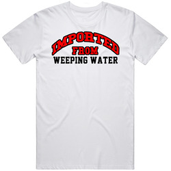 Imported From Weeping Water Mens Cotton Tee T Shirt