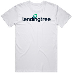 Lendingtree Inc Nasdaq Company Logo Employee Fan Mens Cotton Tee T Shirt
