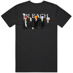 Bleach 4 Suits Mens Cotton Tee T Shirt
