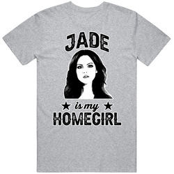 Jade West Victorious Is My Homegirl Female Tv Character Fan Mens Cotton Tee T Shirt