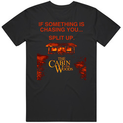 The Cabin In The Woods Horror Movie Split Up Quote Mens Cotton Tee T Shirt