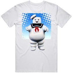 Ghost Busters Scary Marshmallow Man Mens Cotton Tee T Shirt