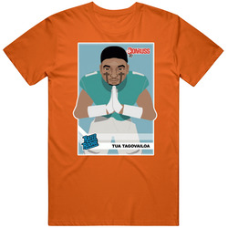 Tua Tagovailoa Quarterback Miami Football Fan Mens Cotton Tee T Shirt