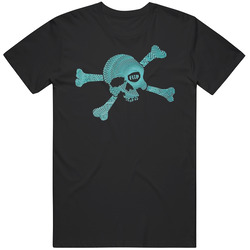 Skull Crossbones Cool Skateboarding Mens Cotton Tee T Shirt