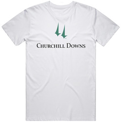 Churchill Downs Nasdaq Company Logo Employee Fan Mens Cotton Tee T Shirt