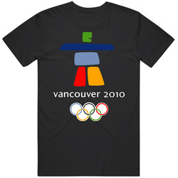 2010 Vancouver Winter Olympics Mens Cotton Tee T Shirt