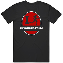 I Run Cuyahoga Falls Jogging Running Mens Cotton Tee T Shirt