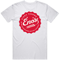 Enos Pizza Tavern Dallas Restaurant Mens Cotton Tee T Shirt