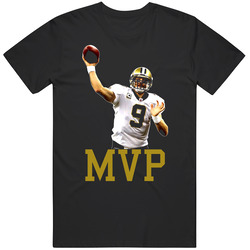Drew Brees Saints Football Mens Cotton Tee T Shirt