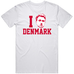 Christian Eriksen I Heart Denmark World Cup 2018 Football Fan Mens Cotton Tee T Shirt