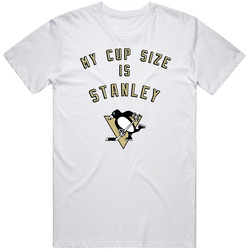 Pittsburgh Penguins Tshirt, Penguins Shirt, My Cup Size Is Stanley Penguins , Birthday Mens Cotton Tee T Shirt