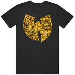 Wu-tang Clan - 20 Years Tee - East Coast - Rza, Gza, Method Man, Raekwon, Ghostface Killah, Inspectah Deck, U-god, Masta Killa And Ol' Dirty Bastard Mens Cotton Tee T Shirt