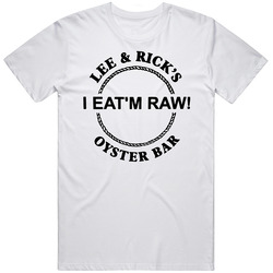 Lee And Rick's Oyster Bar Popular Orlando Restaurant Foodie Mens Cotton Tee T Shirt