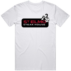 St Elmo Steakhouse Indiana's Most Famous Restaurant Mens Cotton Tee T Shirt