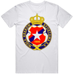 Wisla Krakow Poland Soccer Logo Mens Cotton Tee T Shirt