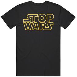 Stop Wars Star Mens Cotton Tee T Shirt
