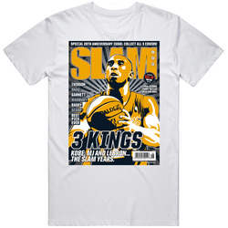 3 Kings Kobe Slam August 2013 Cover Professional National Basketball Fan Mens Cotton Tee T Shirt