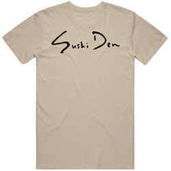 Sushi Den Denver Colorado Top Restaurants Food Fan Lover Foodie Mens Cotton Tee T Shirt
