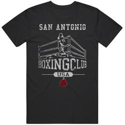San Antonio Boxing Club Gym Mens Cotton Tee T Shirt