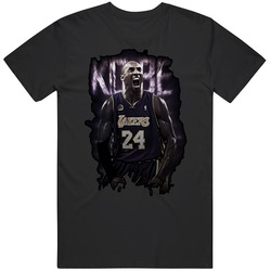 Kobe Bryant Lakers Mvp Frce Champion Mens Cotton Tee T Shirt