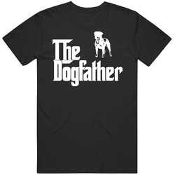 Rottweiler Custom Dog Breed The Dogfather Black Mens Cotton Tee T Shirt