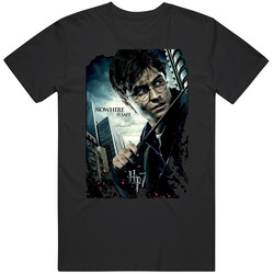 Harry Potter And The Deathly Hallows Movie 2010 Mens Cotton Tee T Shirt