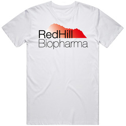 Redhill Biopharma Ltd Nasdaq Company Logo Employee Fan Mens Cotton Tee T Shirt