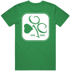 Panathinaikos 100 Years Soccer Mens Cotton Tee T Shirt