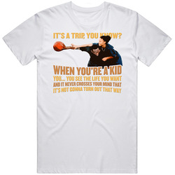 Love And Basketball Its A Trip Monica Quote Movie Mens Cotton Tee T Shirt