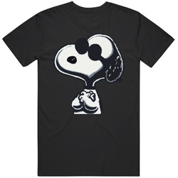 Snoopy Peanuts Cool Dog Comic Mens Cotton Tee T Shirt