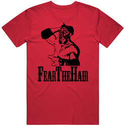 Fear The Beard Missing Link Wrestling Retro Mens Cotton Tee T Shirt