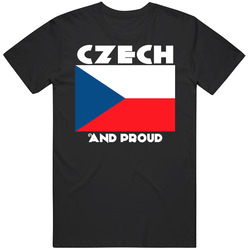 Czech And Proud Mens Cotton Tee T Shirt